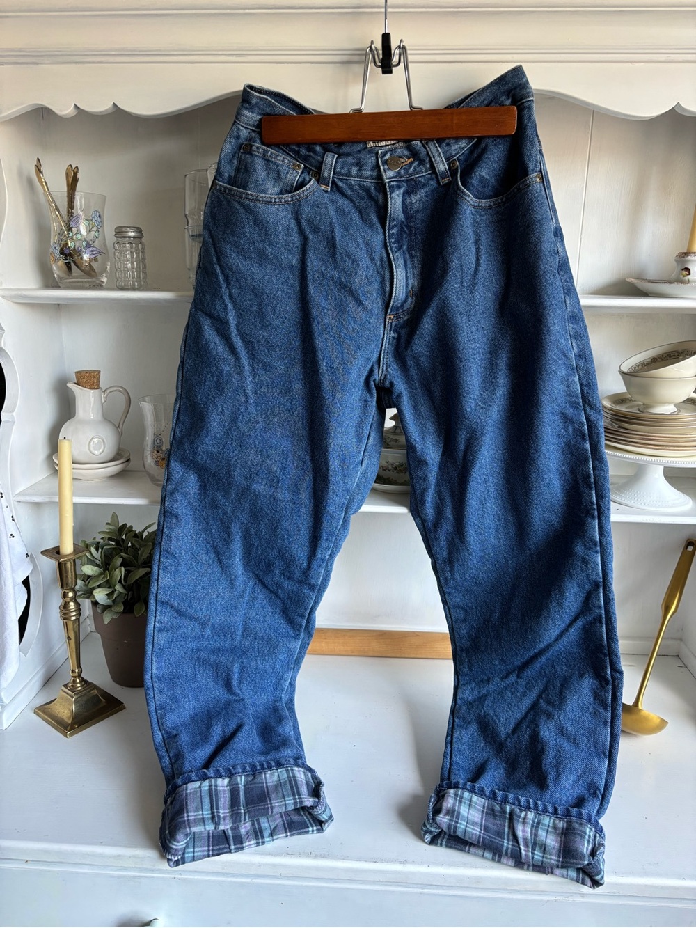 L.L. Bean Women’s High-Rise Jeans in Classic Blue